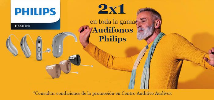 Promoción 2x1 audífonos Philips
